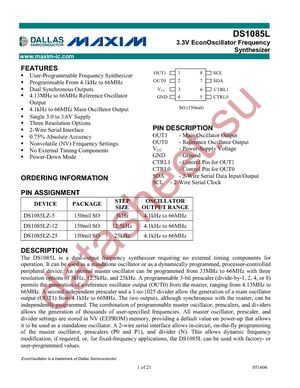 DS1085LZ-5+T datasheet  